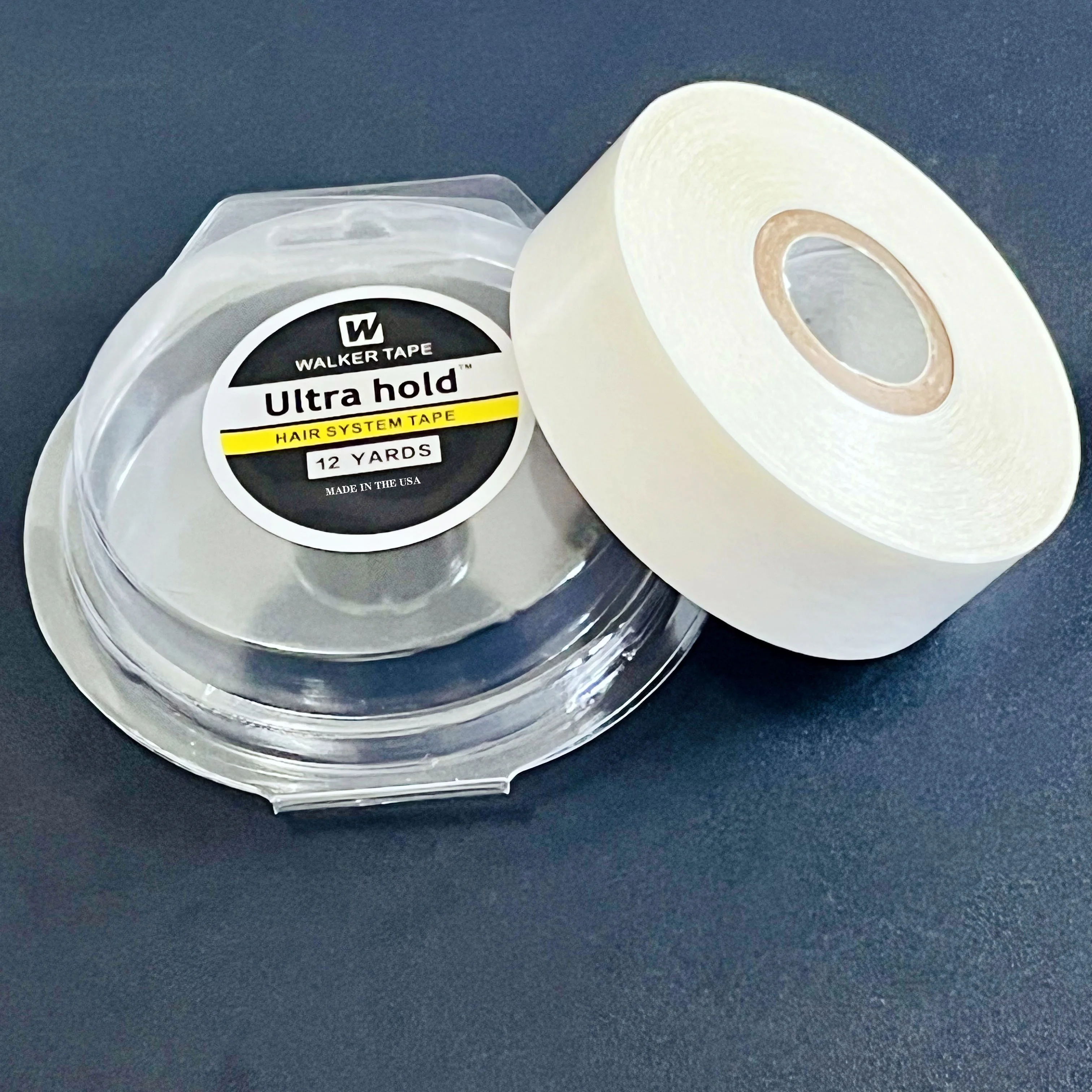 เทปกาวสองหน้าสำหรับต่อผม ยี่ห้อ Ultra Hold สำหรับวิกผมและทูเป้ สีขาว ติดทนนาน 1