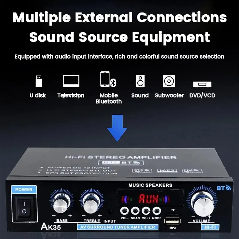 【M2773-59-36】パワーアンプ ステレオ 2.0 チャンネル 2X30W Amazon.co.jp: パワーアンプ Hifi ステレオ 2.0 チャンネル