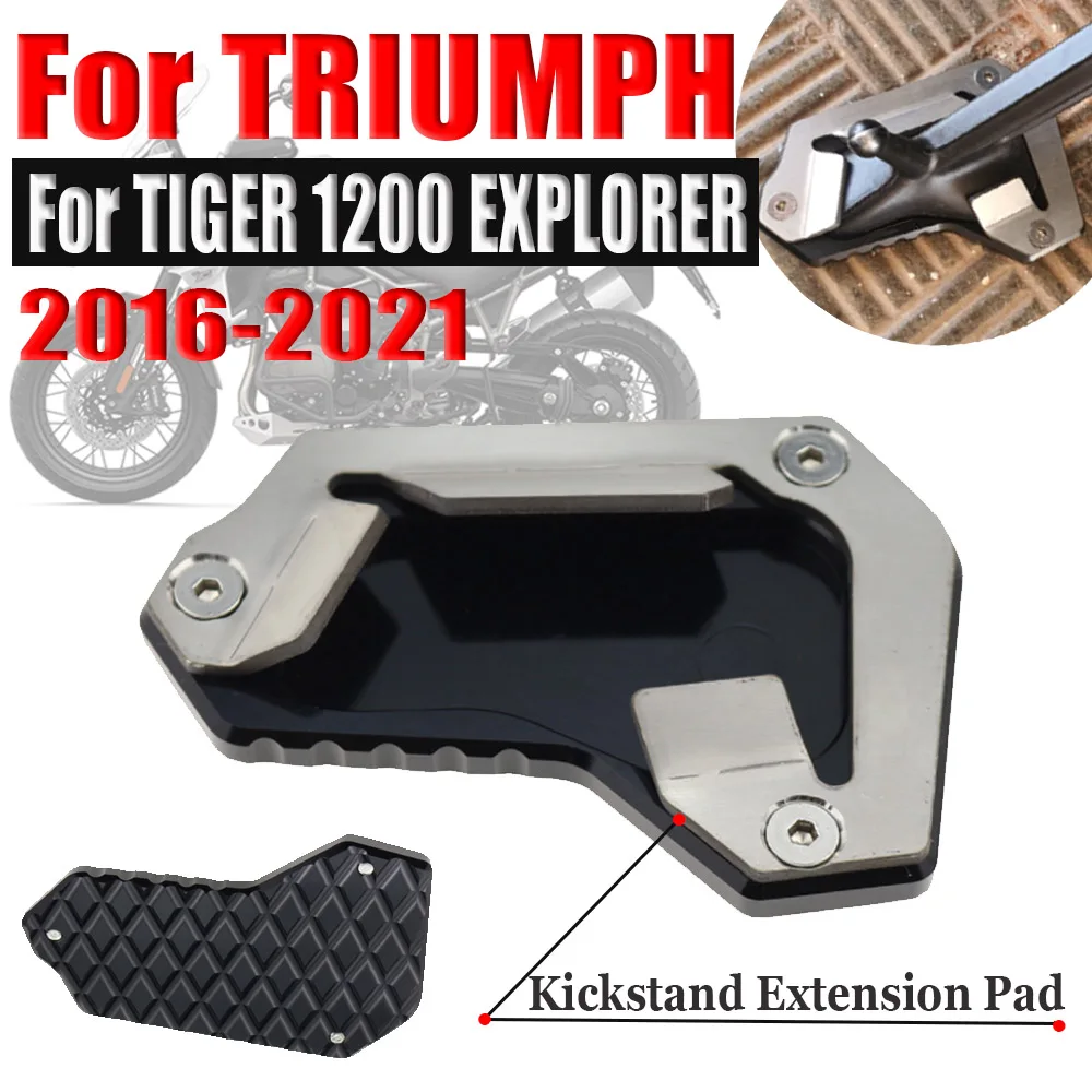 Per Triumph Tiger Explorer 1200 Explorer 2016-2021 Accessori Moto Cavalletto Cavalletto Supporto Laterale Supporto Pad Piastra Di Supporto