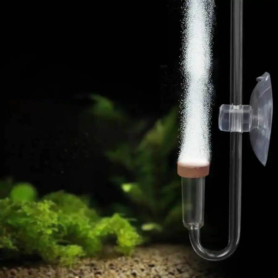 

Acrylic Aquarium CO2 Diffuser Suction Cup Fixing Atomizer Bubble Counter Aquarium Fish Tank CO2 Plants Water Grass Regulator