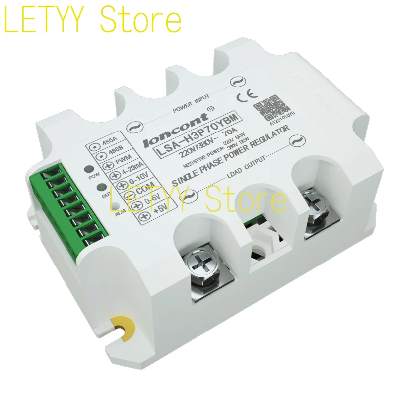 LSA Single-phase AC Voltage Regulating Module RS485 Communication Modbus RTU Silicon Controlled Power Regulator