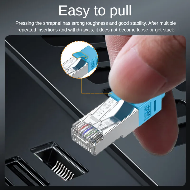 Cat6 기가비트 이더넷 케이블, 고속 RJ45 LAN 케이블, 게임, 스트리밍 및 사무용 차폐 케이블