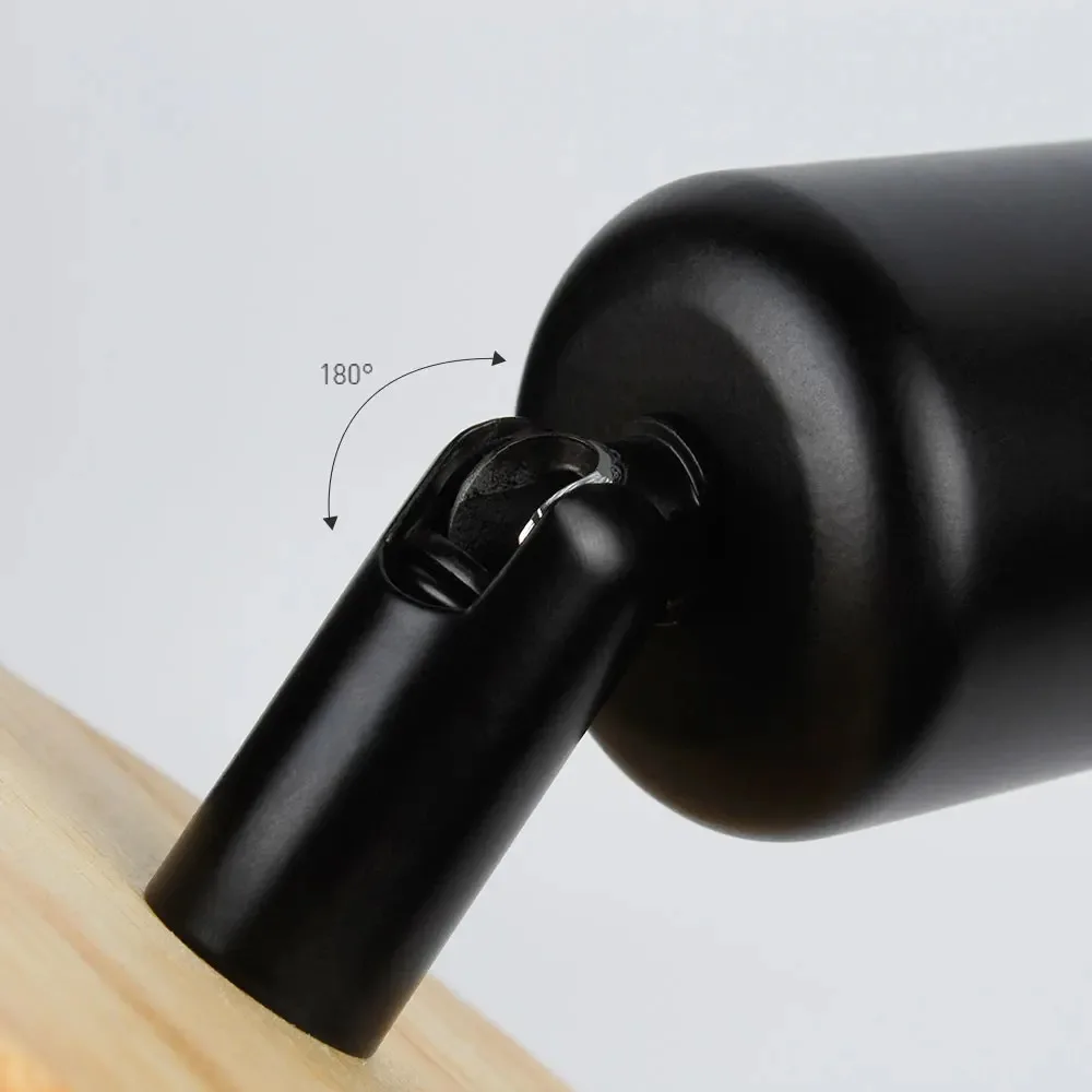 1/2/5Pcs Modern Nordic Wood LED Wall Lamp E27 Bedside Indoor Lighting Bedroom Living Room for Home Decor E27 Wall Light Fixture