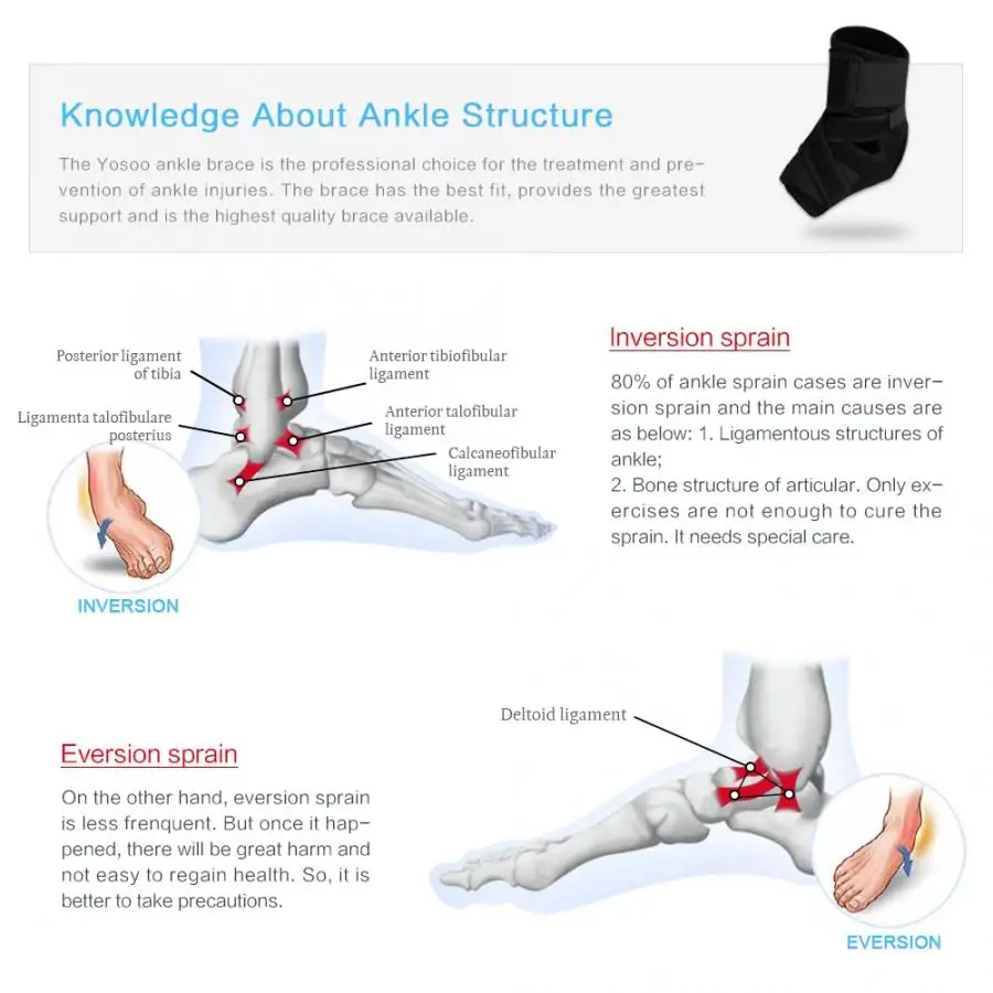 Ankle Brace Support Adjustable Bandage Sports Foot Anklet Wrap Elastic Splint For Guard Sprains Injury Ankle Sleeve Protector ankle support ankle straps fitness ankle straps ankle support brace ankle wrist cuffs