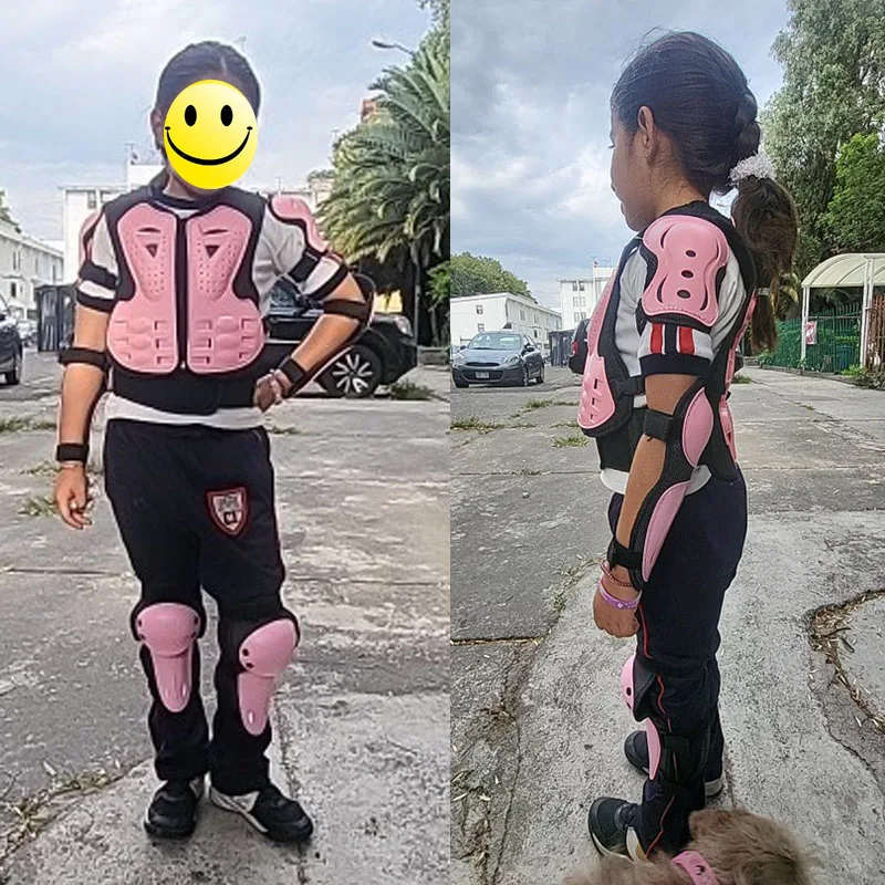 Child Baby Boys and Girls Body Protection Motocycle Armor Vest Motocross Off Road Riding Racing Protectiive Gear