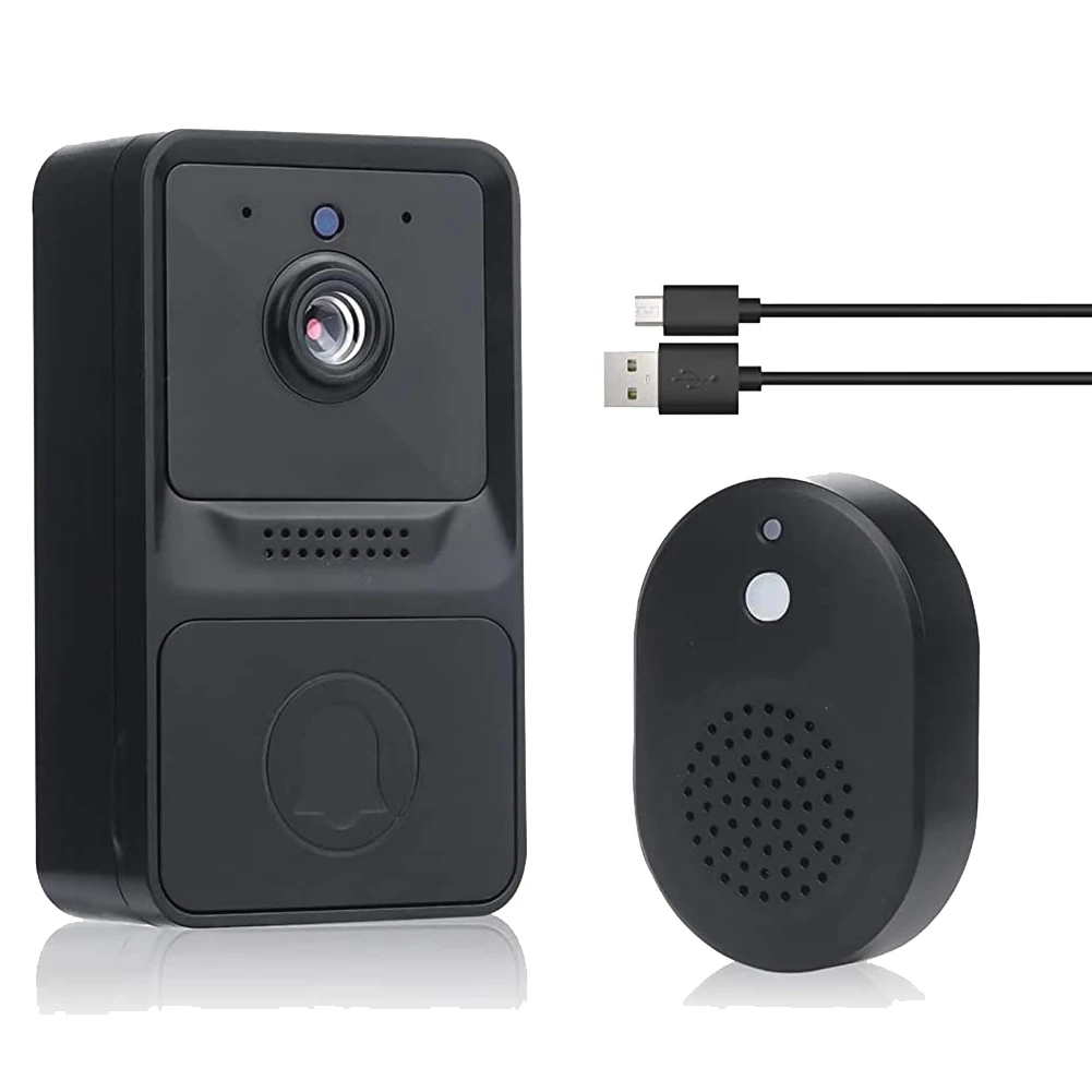 

Wireless, Smart Security Doorbell Camera with Cloud Storage, 2-Way Audio Real-Time Monitoring