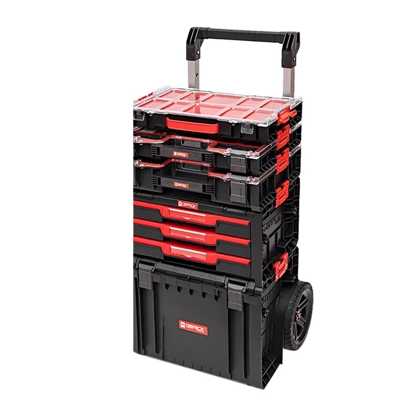 Stackable Tool Case Set Combination Pull Rod Toolbox with Drawers ...