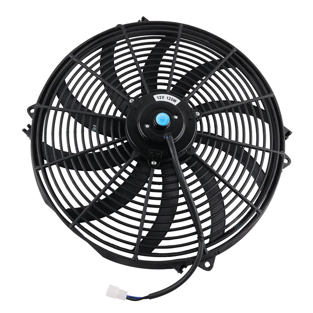 

12V 120W 16'' Push / Pull Electric Radiator Intercooler Slim Fan Engine Cooling