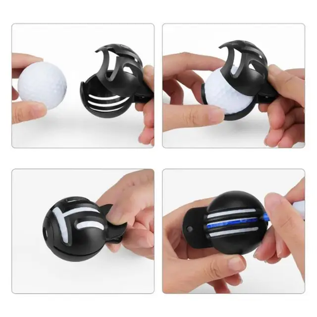 New Golf Ball Markers Golf Ball Line Drawing Marker 360-Degree and 180-Degree Liner Drawing Alignment Tool Kit For Golfers 5
