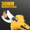 LYUWO Rechargeable Wireless Pruning Scissors, Fruit Tree Potted Pruning Electric Tool, 20V brushless, 30mm 4