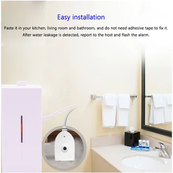1/3/6/10pcs Flood Overflow Water Leaking Detector Wireless 433MHz Water Leakage Sensor Detection For Home Smart Kitchen Security 1