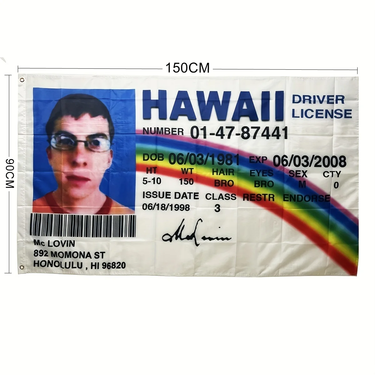 Kostenloser Versand mclovin Flagge 90x150cm Polyester gef lschte ID F kostenloser-versand-mclovin-flagge-90x150cm-polyester-gef-lschte-id-f