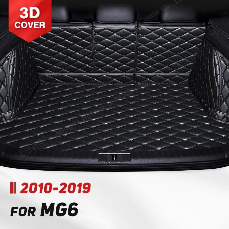 

Auto Full Coverage Trunk Mat For MG6 2010-2019 18 17 16 15 14 13 12 11 Car Boot Cover Pad Cargo Interior Protector Accessories