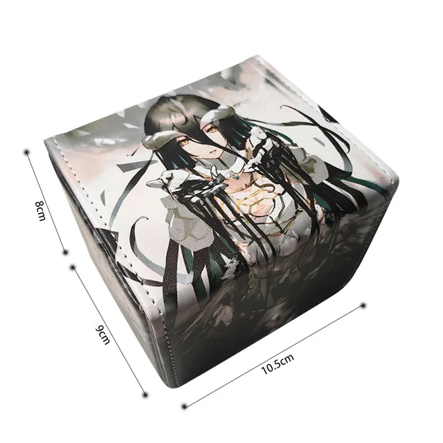Anime Cards Deck Box Albedo Board Game Storage Box Hold 100+