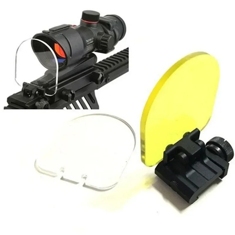 20mm Goggles Protector Rifle Airsoft Lens Guard Sight Scope Outdoor Tactical Holographic Glasses Eye Protection Accessory