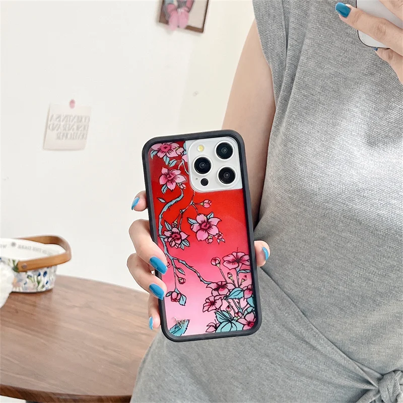Wildflower 3D Metal Cartoon Phone Case