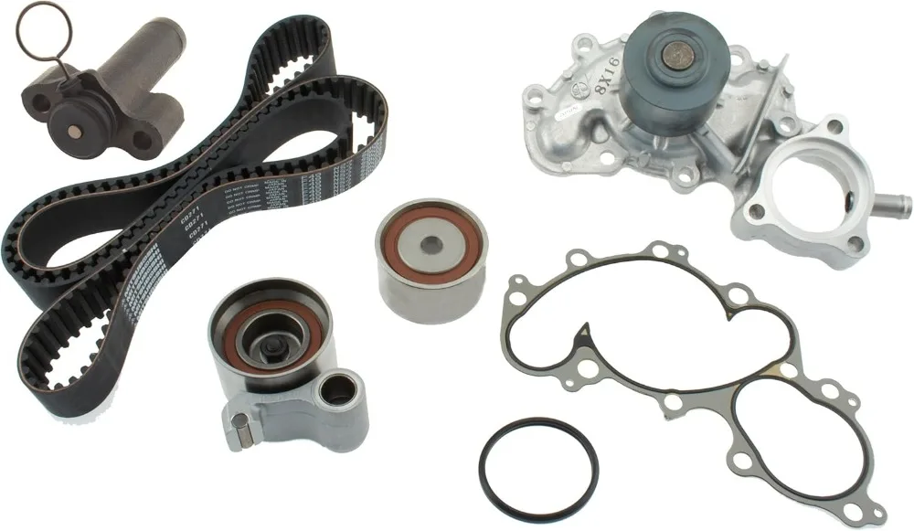 Engine Timing Belt Kit with Water Pump for Toyota 4Runner T100 Tacoma Tundra - Complete Replacement Set