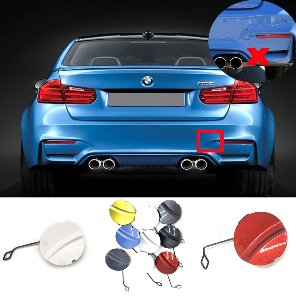 Fit 14-18 BMW M Series M3 F80 Base Sedan 4-door REAR TOW COVER 