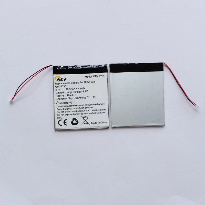 Bateria do li-polímero de 3.7v 1200mah gn345361