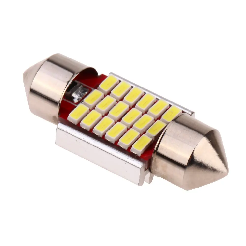 Фото 2 шт. C5W C10W 31 мм 3014 18SMD Festoon Led Canbus Car Inteiror Bulb номерной знак светильник 12V №2