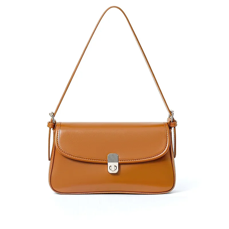 Autumn and winter new female 2023 fashion armpit bag design hand large capacity square bag