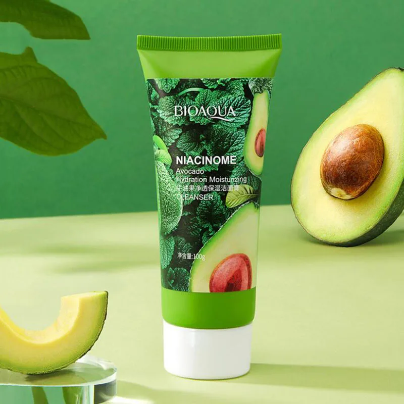 Avocado Facial Cleanser Moisturizing Deep Cleansing Gentle Skin Cleanser Facial Cleansing Skin Care 3