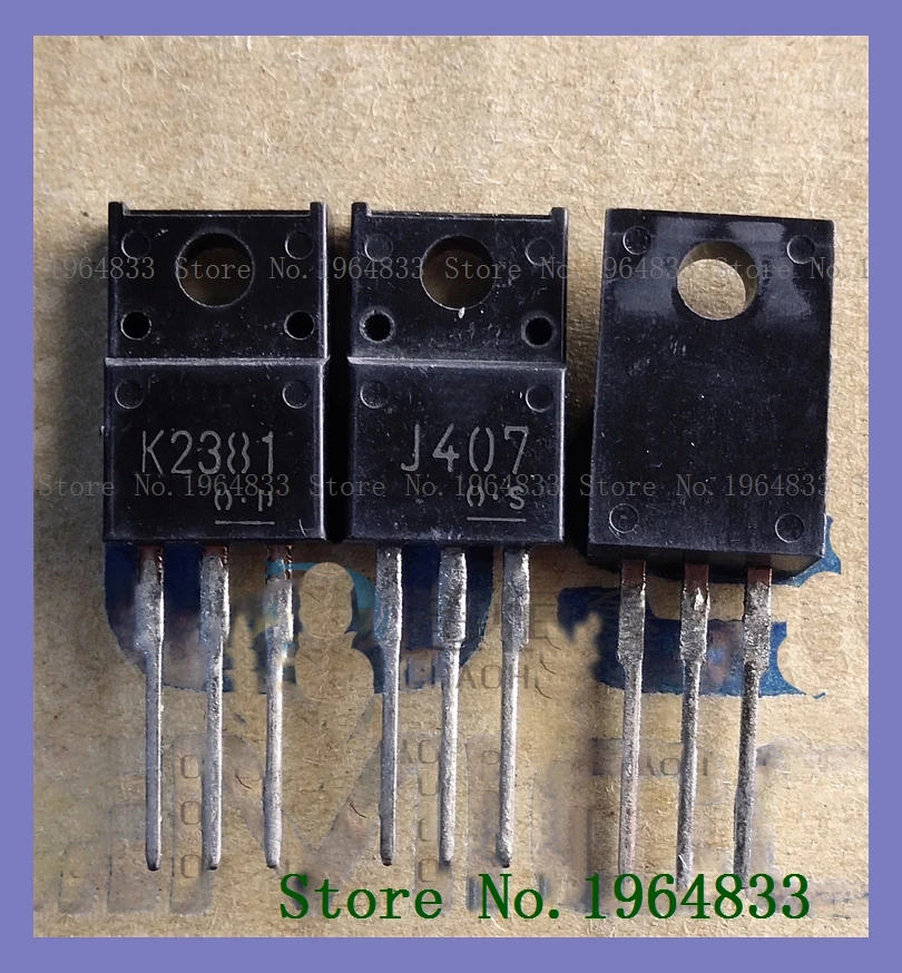 

2pcs/lot=a pair 2SJ407 2SK2381 J407 K2381
