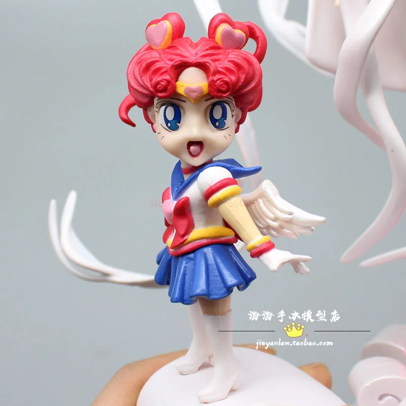 セーラームーン-37cmのPVCアクションフィギュア,アイセーラーとムーン &  セーラーのアイダートファッションモデルgk,子供のためのクリスマスプレゼント