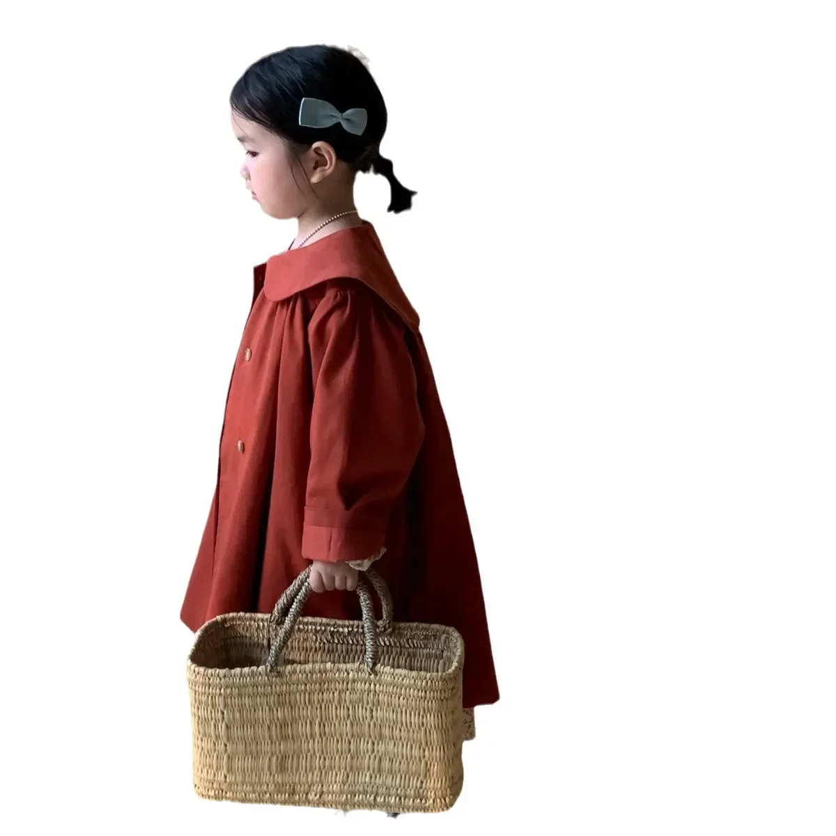 Kids jacket girls trench coats 120cm for children