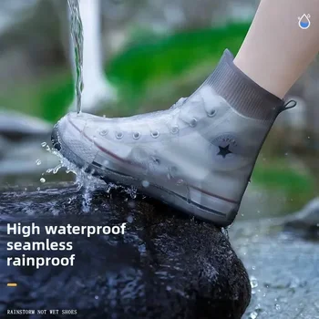 Reusable Waterproof Silicone Shoe Covers 1