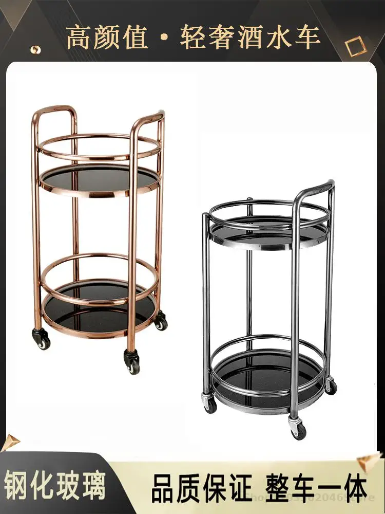 Hotel Restaurant Beverage Service Truck Mobile Restaurant Delivery Truck Commercial Trolley Stainless Steel Snack Tea