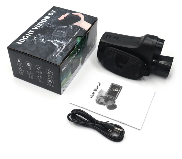 Ponbos NV2186 Handheld 600M Full Dark HD Monocular Telescope 8X Digital