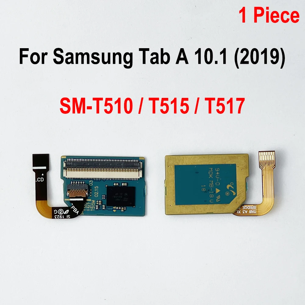 LCD 디스플레이 터치 스크린 커넥터 보드 플렉스 케이블, 삼성 탭 A 10.1 (2019), SM-T510, T515, T517