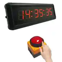 Sports Timer Button Led Countdown Clock Stopwatch,Line Button Reset remote Control School Rush Answer Competition Game Timer 1