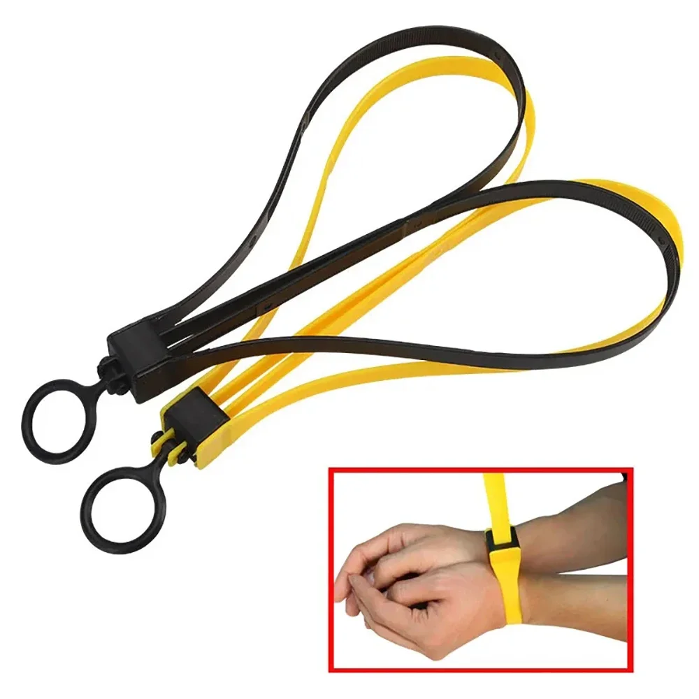 New Tactical Plastic Cable Tie Strap Manette Militari War Battle Agent Police Cs Tmc Gear Caccia Usa E Getta Cable Tie Cosplay