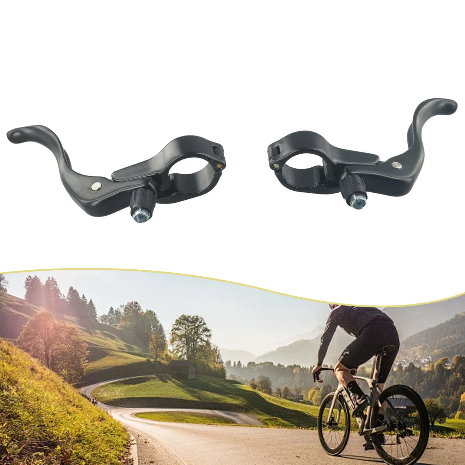 Auxiliary Brake Lever 22.2/31.8mm Aluminum Alloy Ergonomically Handlebars Bicicleta Ciclismo