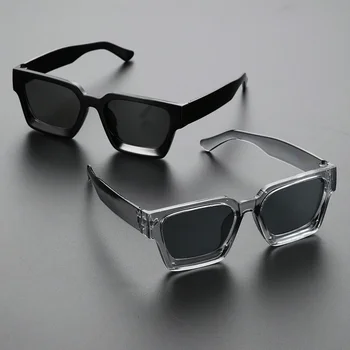1/2 PC S Classic Fashion Square Plastic Frame Women Sunglasses For Men Daily Life Shades Eyewear Accessories.
