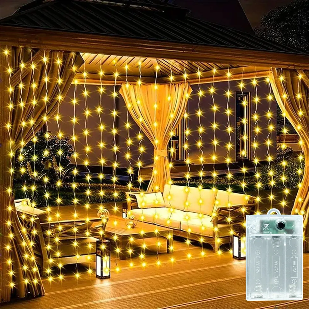 รูปสินค้า ไฟประดับ LED ตกแต่งบ้าน สายยาว ใช้แบตเตอรี่ ตกแต่งงานพิเศษ