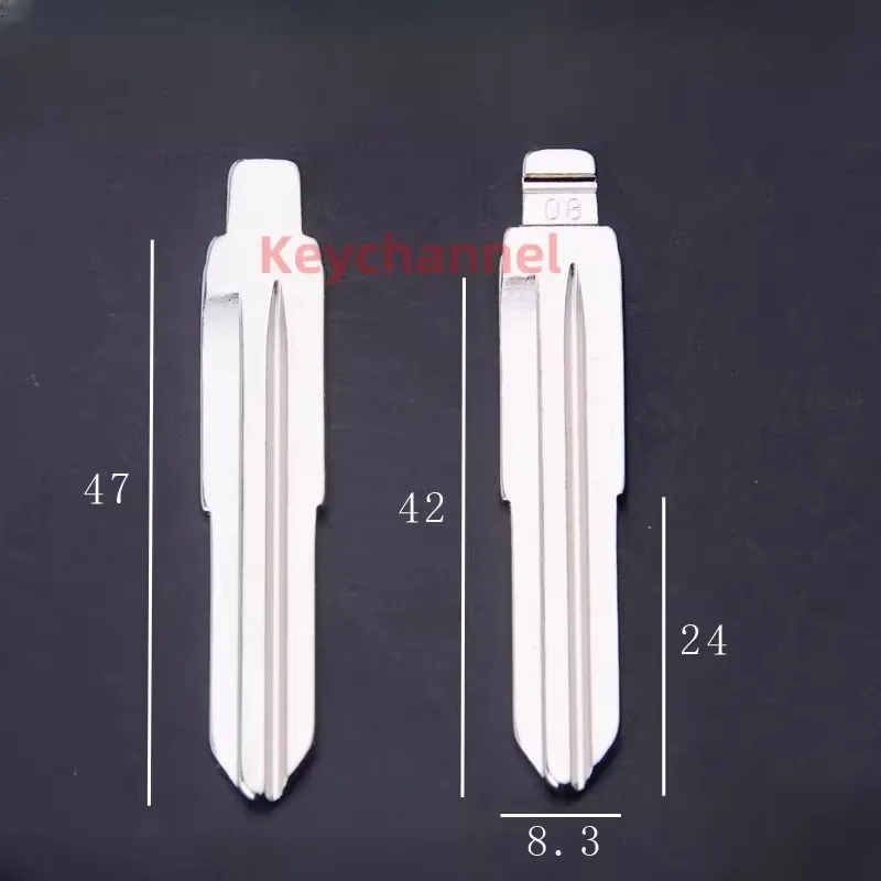 10pcs TOY38R chiave per auto vuota KD Key Blade 08 # chiave di ricambio per KEYDIY Xhorse Remote per Daihatsu KIA Carnival Fiat Palio GEELY - Image 4