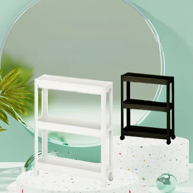 좁은 공간을 최대한 활용하고, 물건을 정리하고, 집을 아름답게 꾸미는 Vivian 바닥부터 천장까지 다층 매우 좁은 선반