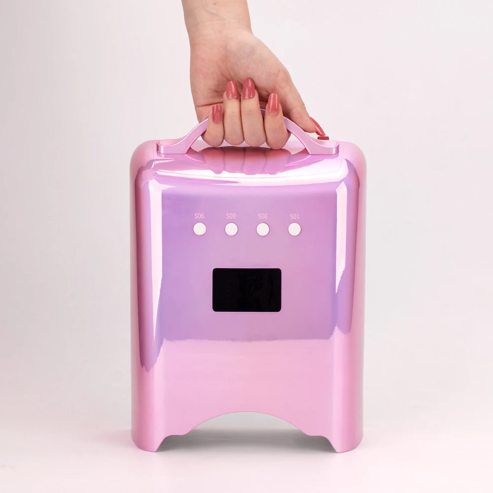 78W Cordless UV LED Nail Lamp Pro Cure Gel Rechargeable Battery Gradient Shell Nail Dryer For Curing Polish Light Wireless 5