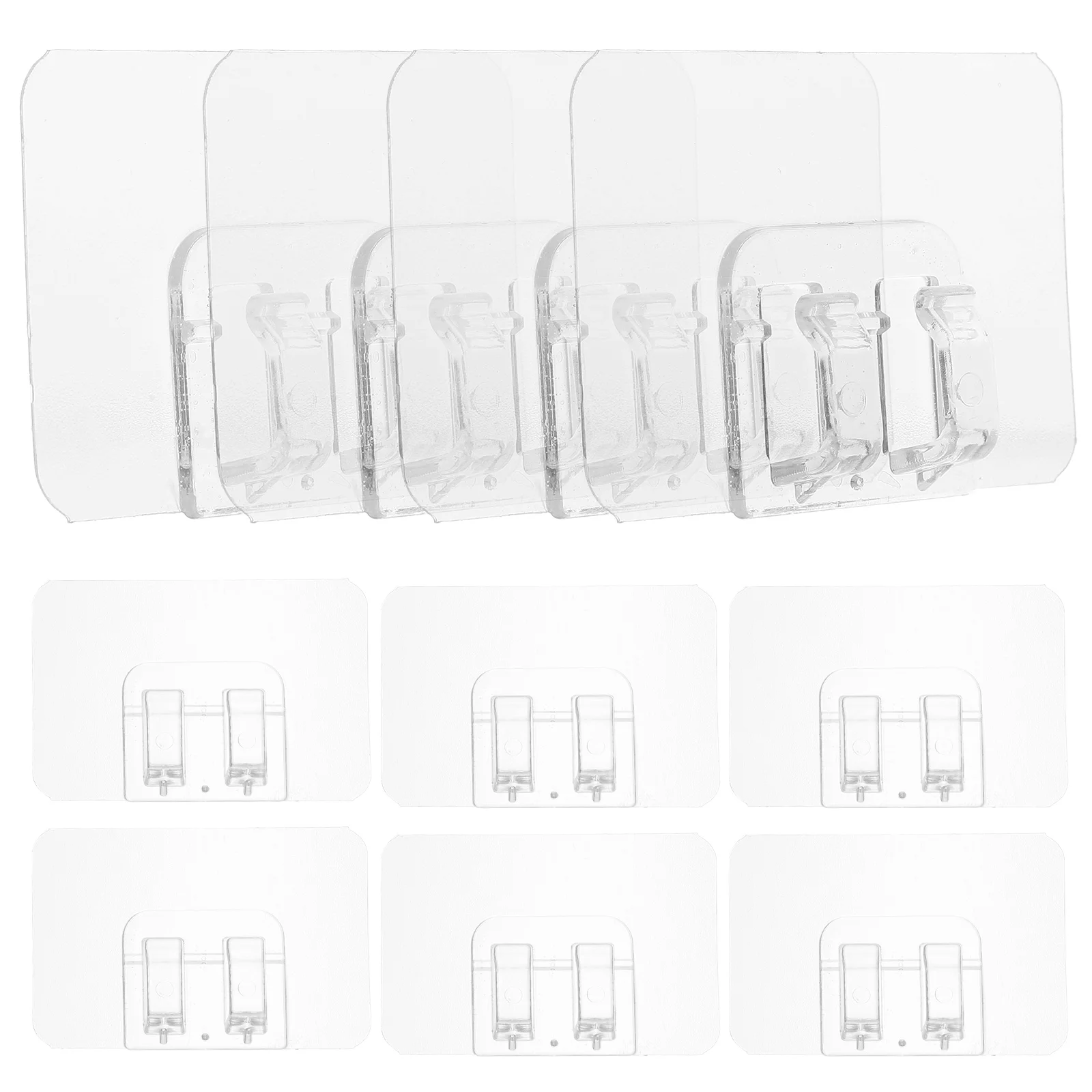 

50pcs Adhesive Mini Light Clip Adhesive Hanging Clips Indoor Outdoor String Lights Wall Hooks