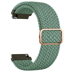 Elastic Braided Watch Band - 20mm Bracelet Wristband - 20mm (Green)