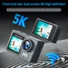5K 4K 60FPS Action Camera Anti-shake WIFI Camera Dual Screen 170° Wide Angle 30m Waterproof Sport Camera with Remote Control 2