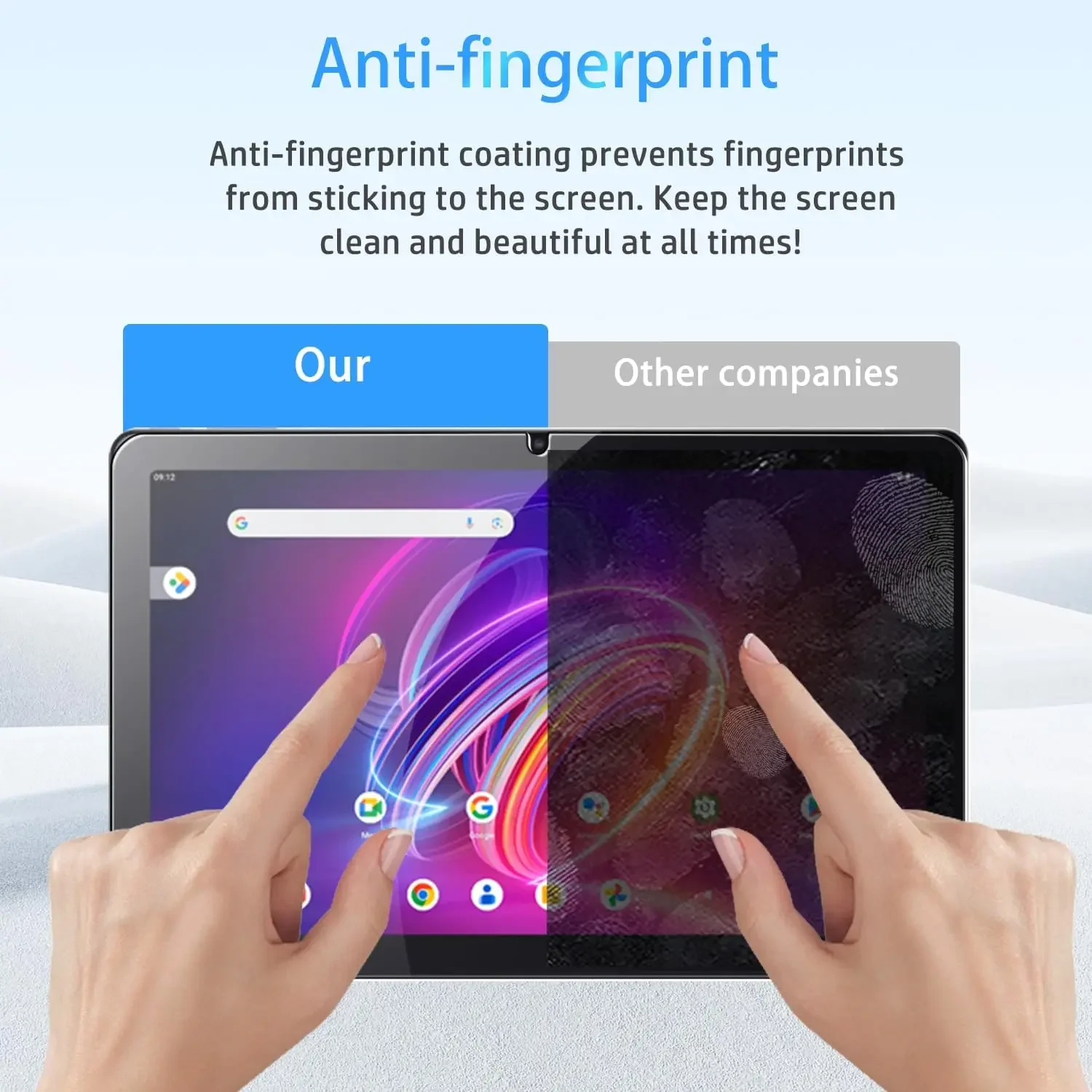 2 Pack Tempered Glass Protector for Acer Iconia Tab P10 10.4 Inch 2023 Tablet Screen Protectors Anti-Scratch HD Clear Film 4
