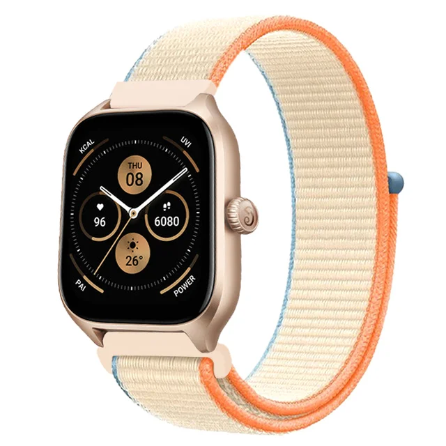 Nylon Loop Strap - 20mm/22mm Adjustable Smartwatch Band Bracelet
