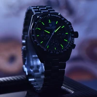 PAGANI DESIGN 2026 nouvelle lune montres pour hommes montre à Quartz de luxe pour hommes VK63 chronographe AR saphir miroir lunette en céramique lumineuse 5