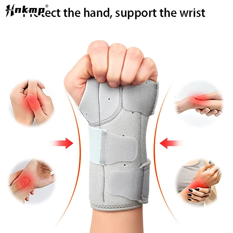 

1PC Wrist Brace for Carpal Tunnel Support Pain Relief Women Men Adjustable Wrist Guard Fit Both Hands for Arthritis Tendonitis