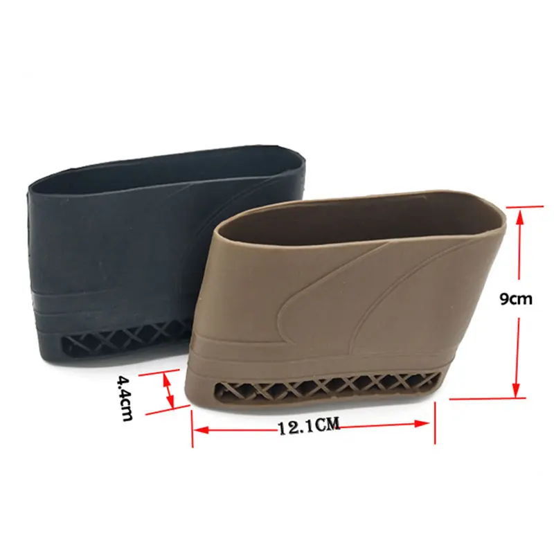 Hunting Rifle Recoil Rubber er Pad Shotgun Buttstock Shock Absorption Cushion Airsoft Shooting Extension Buttpads rubber rifle butt pad