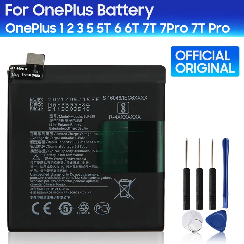 Tålmodighed hypotese give Battery Replacement Oneplus Pro 7 | Oneplus 7 Pro Battery Original -  Original - Aliexpress